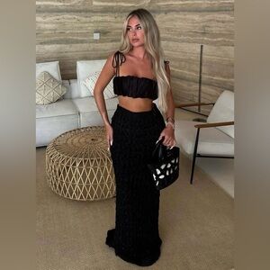 ZARA ZW COLLECTION BALLOON CROP TOP